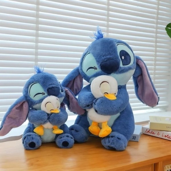 Фото - М'яка іграшка STITCH Стич з качкою 40 см (6928270764696)